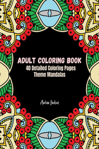 Adult Coloring Book Mandalas