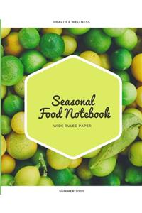 Health & Wellness Composition Notebook