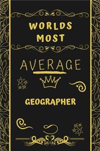 Worlds Most Average Geographer