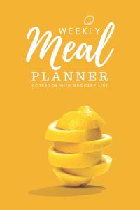 Weekly Meal Planner Notebook With Grocery List