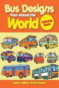 Bus Designs from Around the World Coloring Book