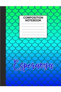 Esperanza Composition Notebook