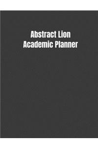 Abstract Lion Academic Planner