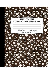 Halloween Composition Notebook
