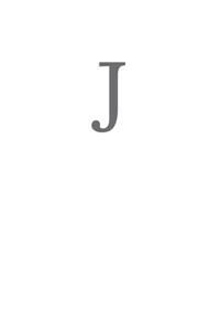 Buchstabe J Notizbuch