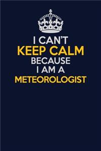 I Can't Keep Calm Because I Am A Meteorologist