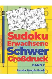 Sudoku Erwachsene Schwer Großdruck Band 2