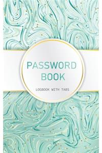Password Book Logbook with Tabs