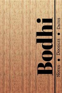 Manly Masculine Notebook with Personalized Monogram Bodhi