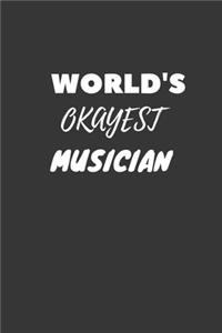 World's Okayest Musician Notebook