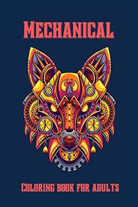 Mechanical Coloring Book for Adults