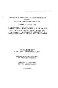 Radiation Exposure Effects and Shielding Analysis of Carbon Nanotube Materials