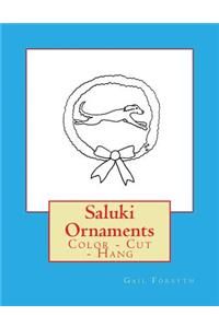 Saluki Ornaments