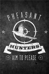 Pheasant Hunters Aim To Please