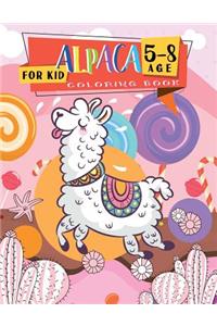 Alpaca Coloring Books for Kids 5-8 Age