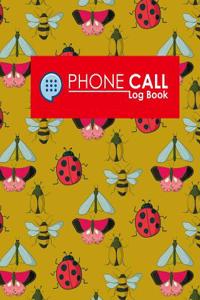 Phone Call Log Book