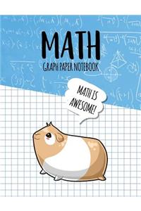 Math Graph Paper Notebook