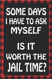Some Days I Have to Ask Myself Is It Worth the Jail Time?