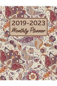 2019-2023 Monthly Planner