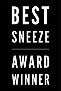 Best Sneeze Award Winner