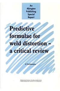 Predictive Formulae for Weld Distortion