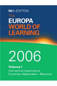 World of Learning 2006 Volume 1