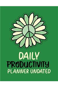 Daily Productivity Planner Undated