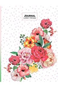 Journal XL 8.5x11 110 Pages