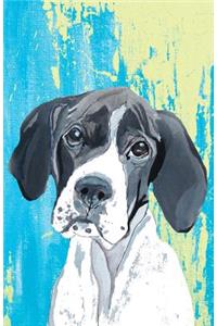 Bullet Journal for Dog Lovers Pointer: 162 Numbered Pages with 150 Graph Style Grid Pages, 6 Index Pages and 2 Key Pages in Easy to Carry 5.5 X 8.5 Size.