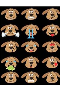 Emoji Notebook Lined Composition Journal For School Kids, Students And Teachers