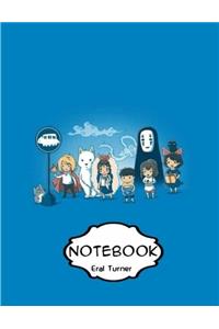 Notebook Journal : Howls: Pocket Notebook Journal Diary, 120 pages, 8.5 x 11 (Dot-Grid,Graph,Lined,Blank Notebook Journal)