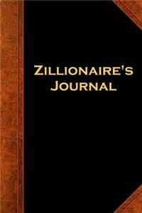 Zillionaire's Journal Vintage Style