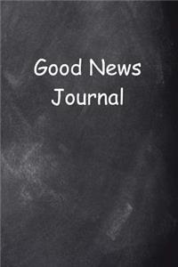 Good News Journal Chalkboard Design