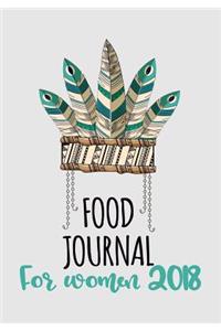 Food Journal For Women 2018