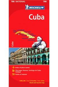 Michelin Cuba Map 786