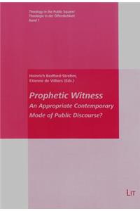Prophetic Witness, 1