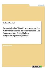 Demografischer Wandel und Alterung der Mitarbeiterstruktur im Unternehmen. Die Bedeutung des Betrieblichen Eingliederungsmanagements