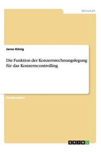 Funktion der Konzernrechnungslegung für das Konzerncontrolling