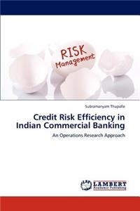 Credit Risk Efficiency in Indian Commercial Banking