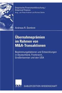 Übernahmeprämien Im Rahmen Von M&a-Transaktionen