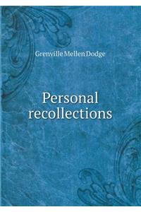 Personal recollections