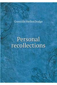 Personal Recollections