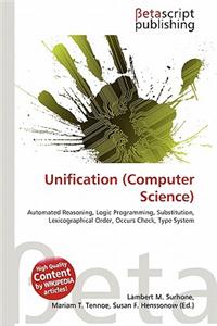 Unification (Computer Science)