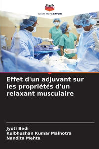 Effet d'un adjuvant sur les propriétés d'un relaxant musculaire