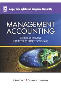 Management Accounting (Jgi - Bangalore)