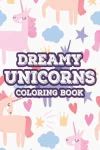 Dreamy Unicorns Coloring Book