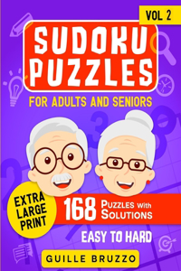 Sudoku Puzzles for Adult and Seniors Large Print Vol 2