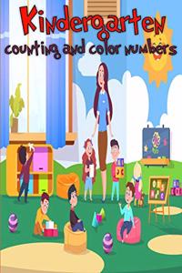Kindergarten counting and color number