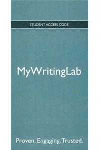 New Mylab Writing Generic Without Pearson Etext -- Standalone Access Card