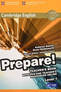Cambridge English Prepare! Level 1 Teacher's Book with DVD and Teacher's Resources Online